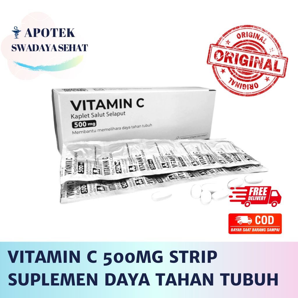 VITAMIN C 500 MG STRIP - Promed 10 Tablet