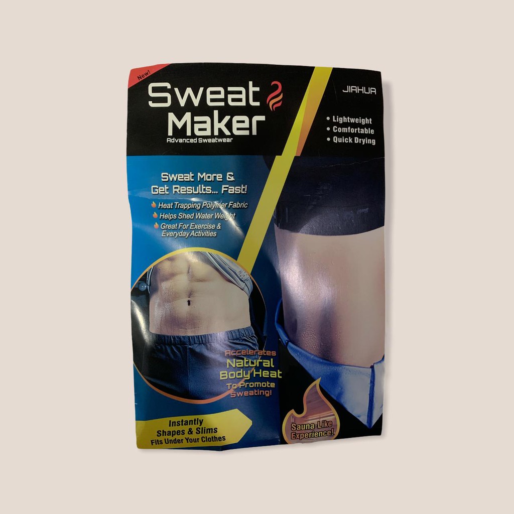 HB-855 sweat shaper celana pria sauna keringat celana thermo pelangsing paha shaper perut