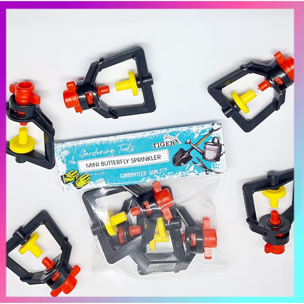 MINI BUTTERFLY SPRINKLE MISTING SPRINKLER MICRO JET SPRAYER NOZZLE ALAT IRIGASI TAMAN DAN PERKEBUNAN