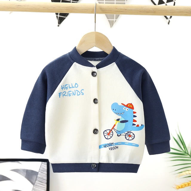 Cardigan Jaket Bayi Baseball/ Jaket Bayi LYME/ JK10