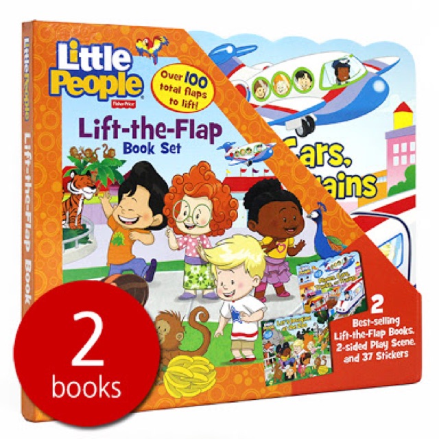 Fisher Price Little People Lift-The-Flap Book Set