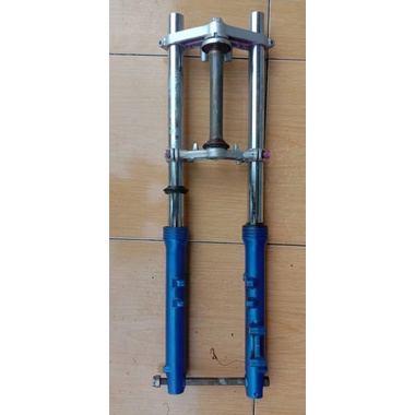 shock depan ninja r copotan 2014 original repait biru