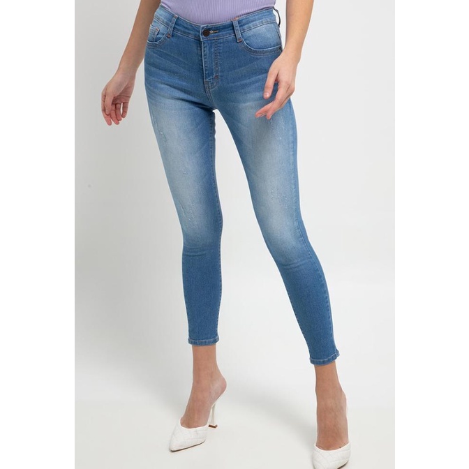 Rodeo - Jeans Wanita - Izora Jeans - Navy