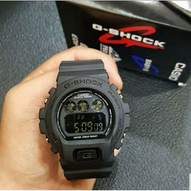 ( COD) jam tangan pria casio gshock  DW9600 full black wateresistand
