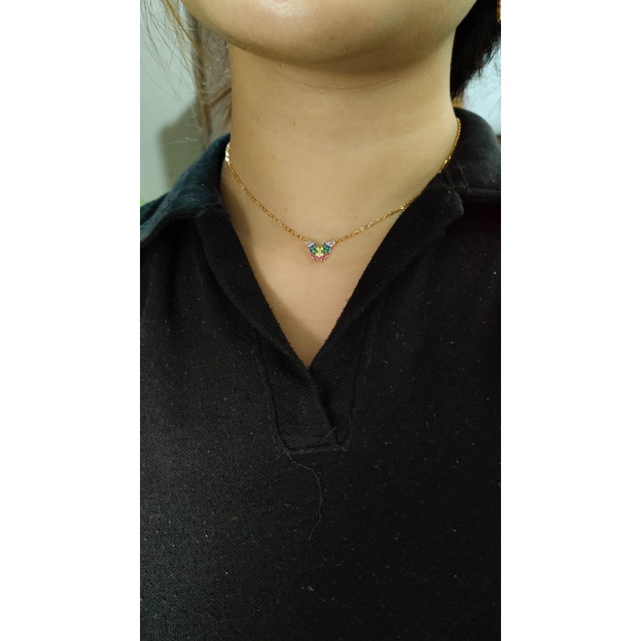 Kalung Emas 17K - 3 gr Kadar 750 - 423