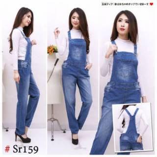  Baju  Overall Jeans Levis  Kodok Polos Lentur Melar Pria 