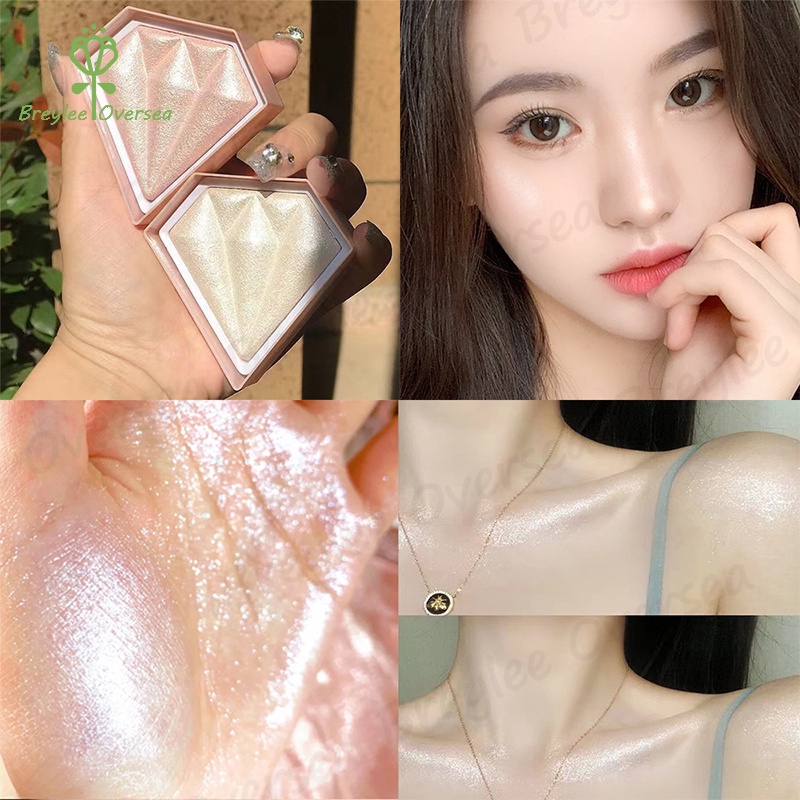 【Baru】Handaiyan 5 Colors Diamond Highlighter Face Highlight Powder Blush Shimmer Highlight