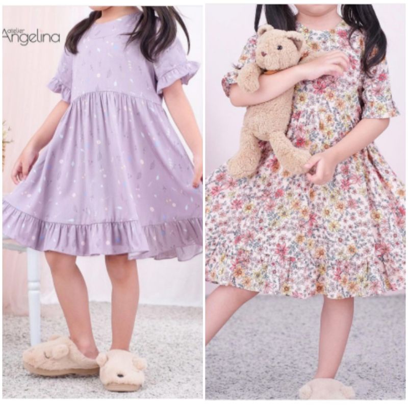 Little Elsa Dress by Atelier Angelina | Spring festival Cinderose, My Doodle Purple, Flowering Vines