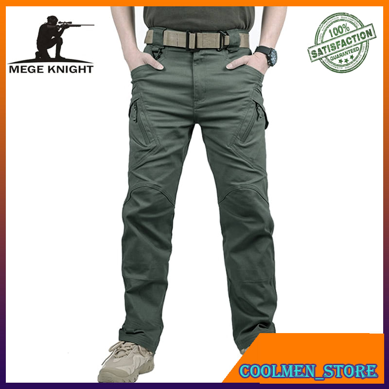 Celana Kargo Pria/Celana Militer Pria Mege Tactical Cargo Pants Cotton Military US Army Combat