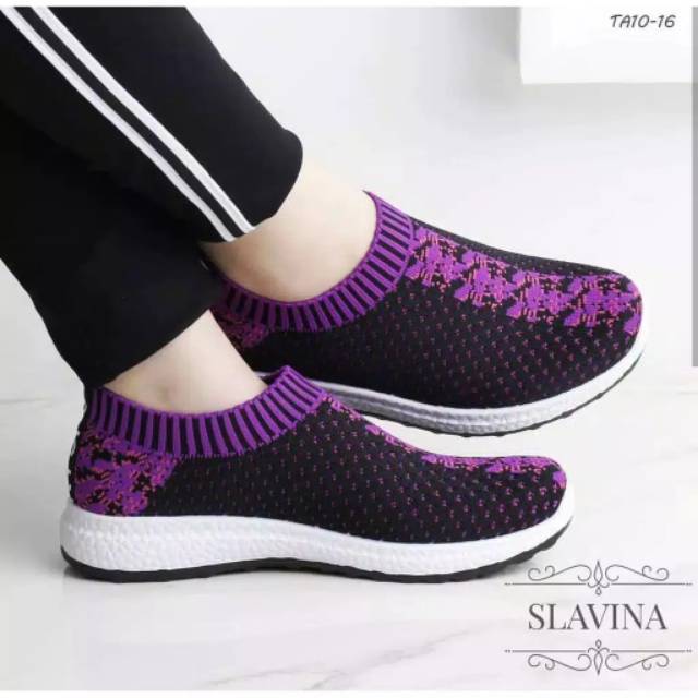 SLIP ON WANITA VENOM BUNGA TENGAH