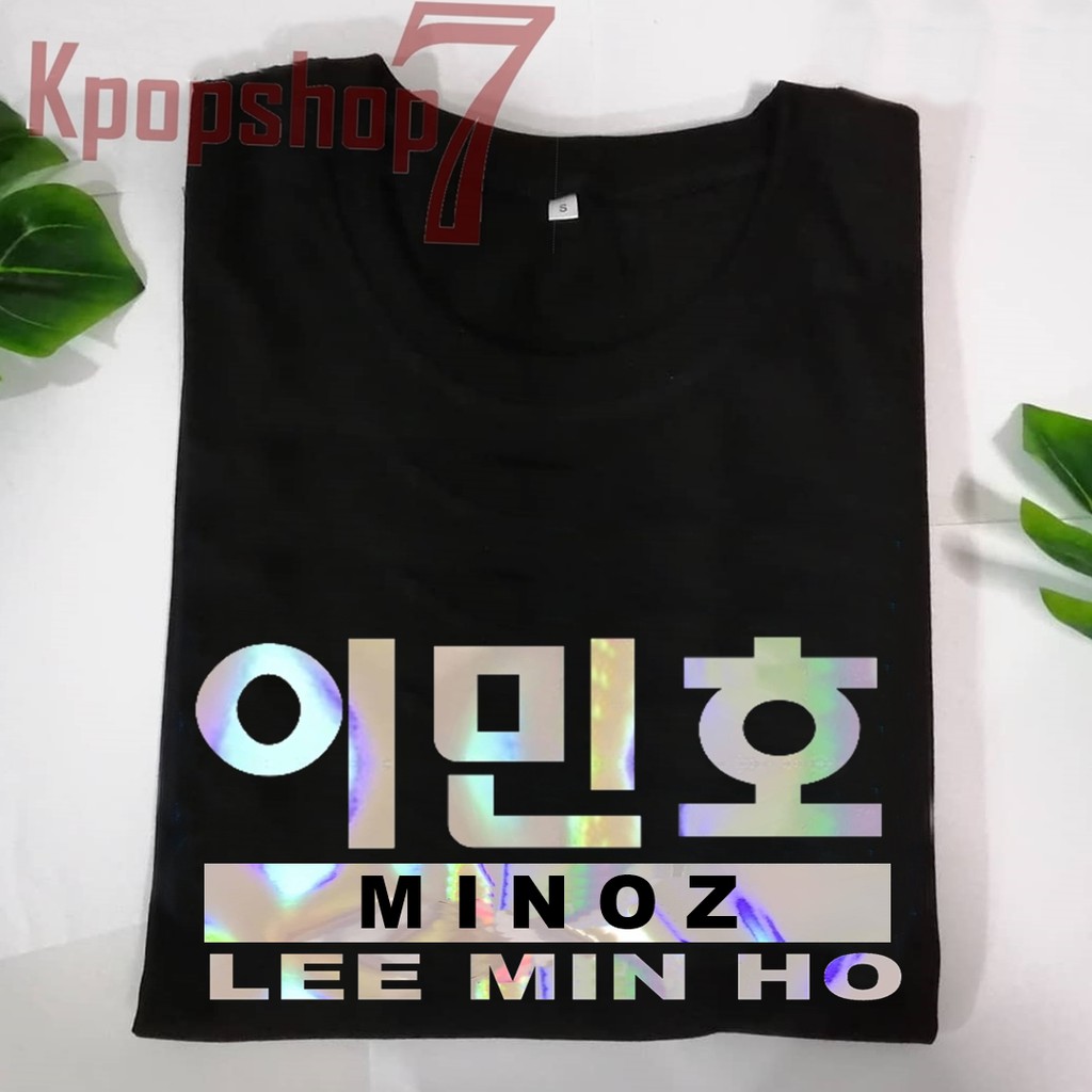 Baju lee minho kaos lee minho tshirt lee minho hologram