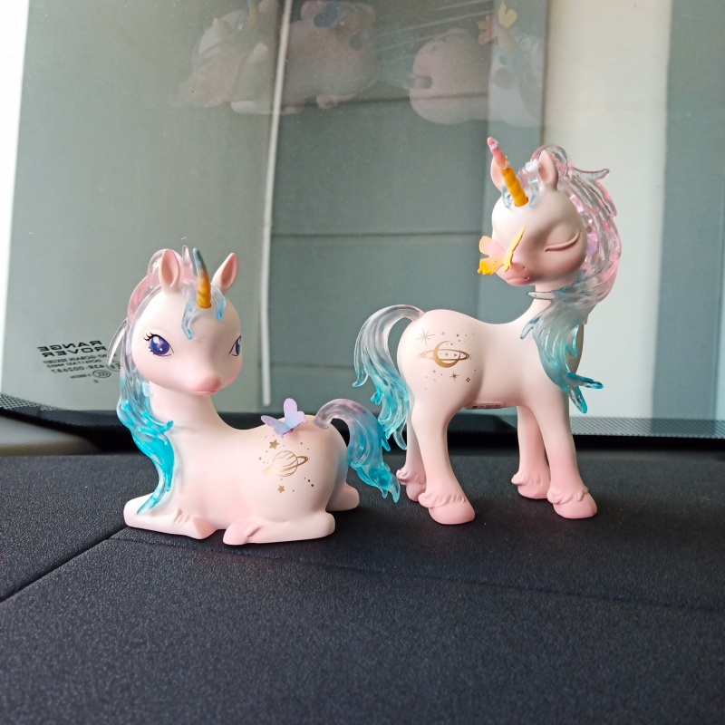 FANCY UNICORN Pajangan Mobil Couple Little Pony