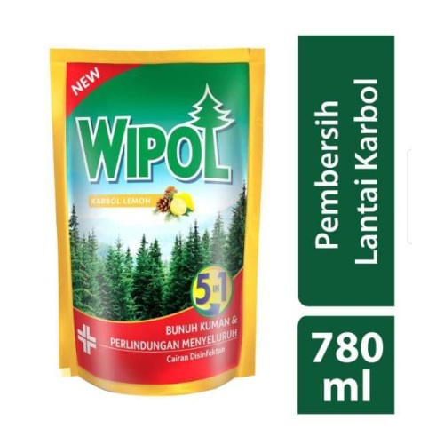 WIPOL Karbol Pembersih Lantai Refill 770 ml / WIPOL / WIPOL REFILL