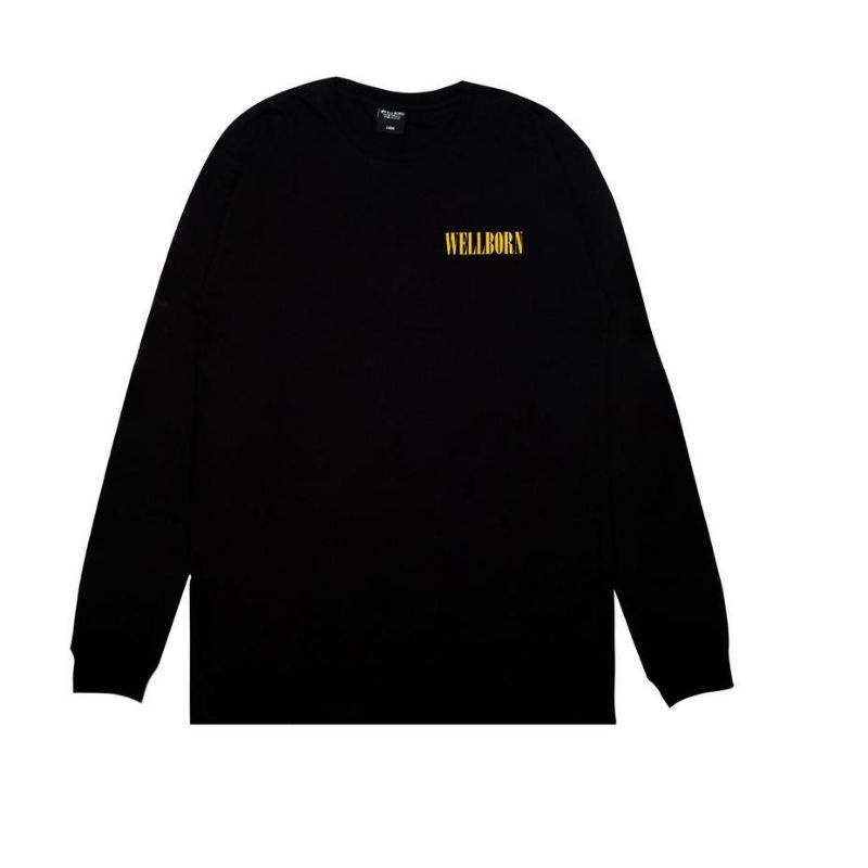 Wellborn Tshirt LS Black-Unisex