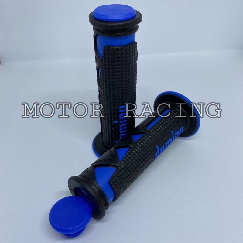 HANDGRIP DOMINO NEW SHARK UNIVERSAL BEAT VARIO HONDA YAMAHA DLL(SEMUA MOTOR BISA)