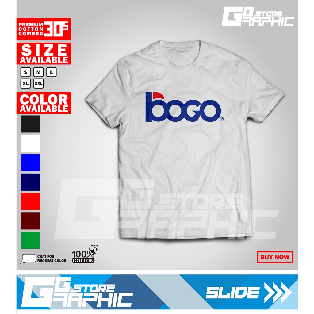 Kaos BOGO HELMET Murah Berkualitas