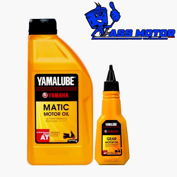 PAKET YAMALUBE MATIC 0,8L PLUS Oli Gardan YAMALUBE 100ml UNTUK SEMUA YAMAHA MIO xride Xeon Nouvo MIO