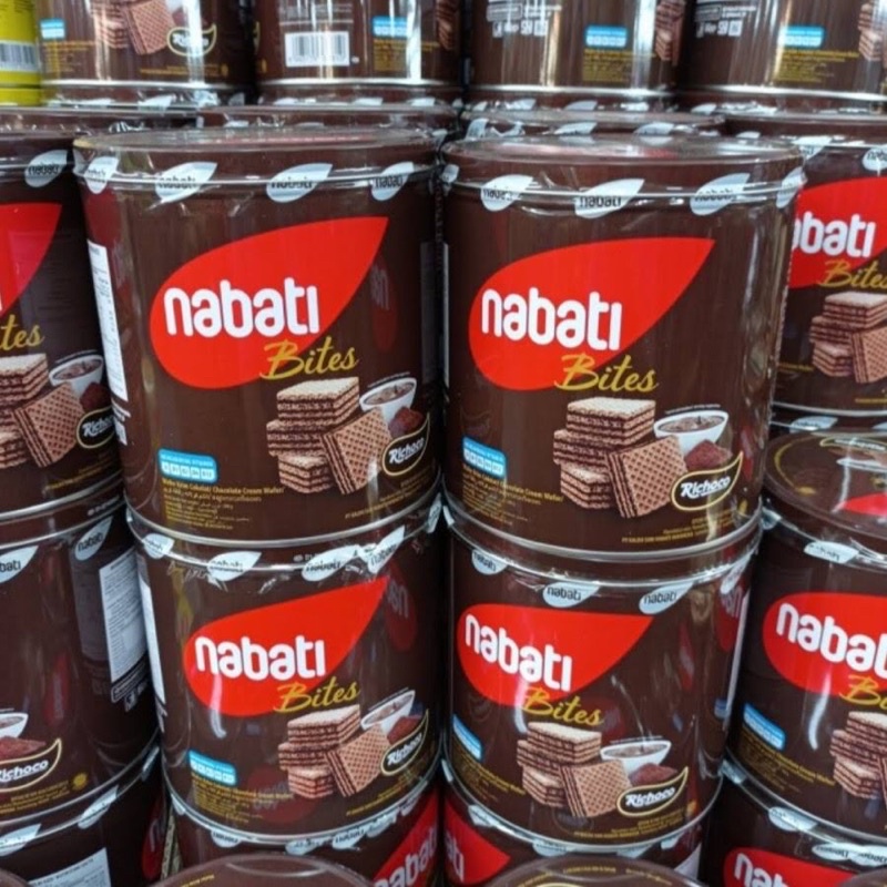 

Nabati Bites Wafer Richoco Coklat 300 gram Per Dus Isi 6 Kaleng