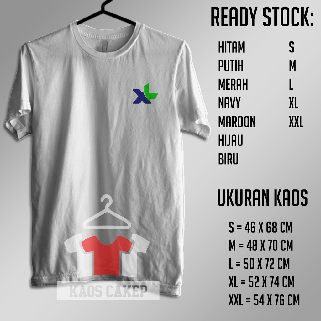 Kaos XL Axiata Logo v2 Baju Perusahaan