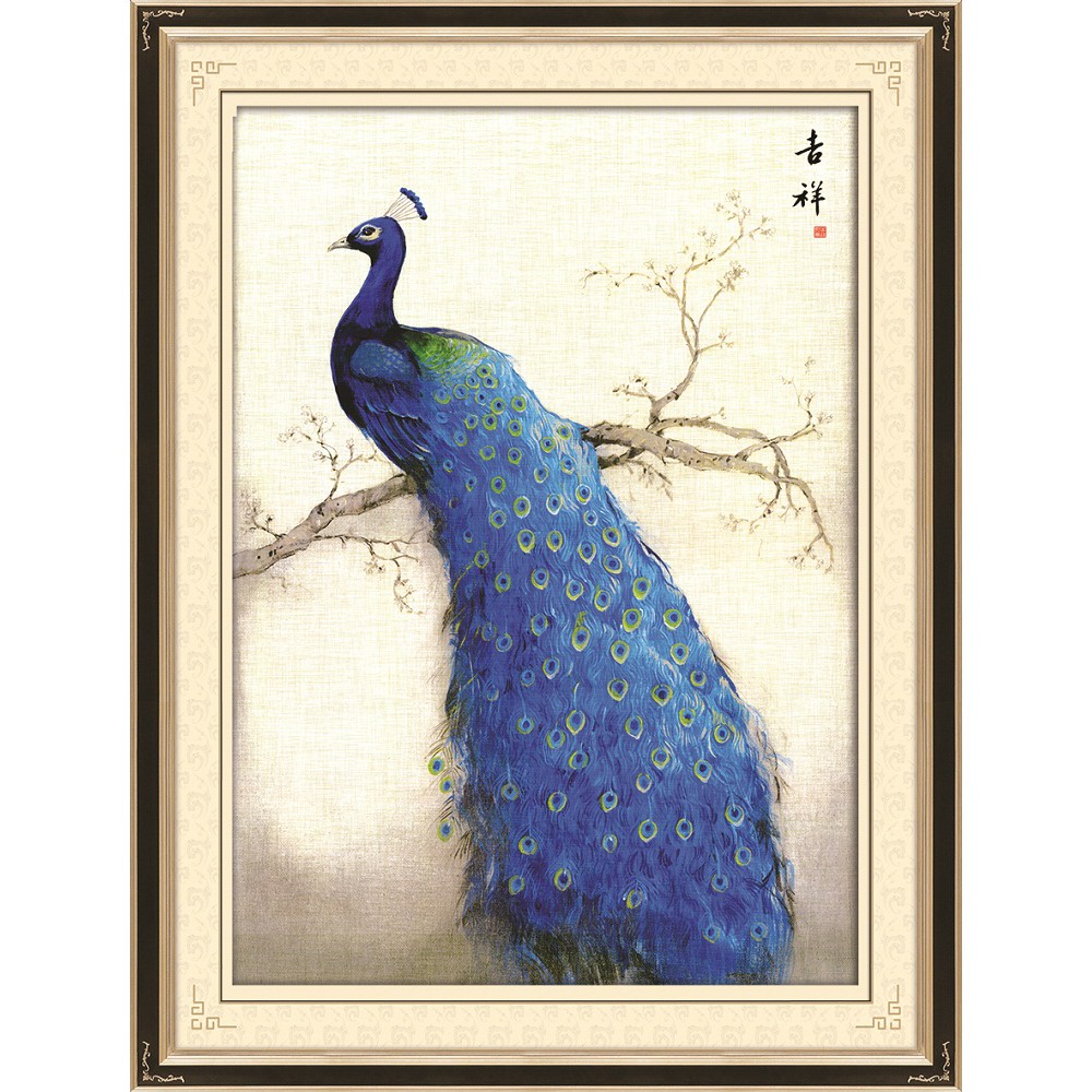 Paket DIY Craft Diamond Painting Y5082 Burung Merak Peacock