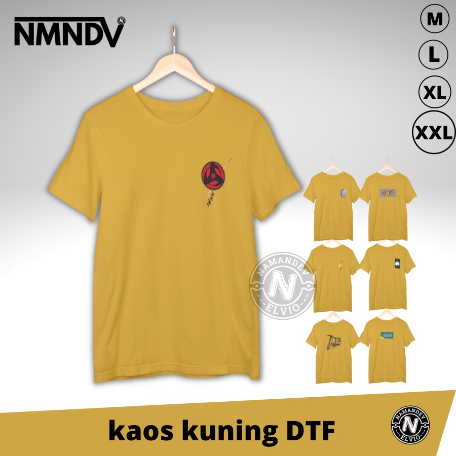 [ BISA COD ] BAJU KAOS T SHIRT ATASAN PAKAIAN DISTRO PRIA WANITA DEWASA MURAH ILUSTRASI ONE PIECE NARUTO ATTACK ON TITAN RAMEN