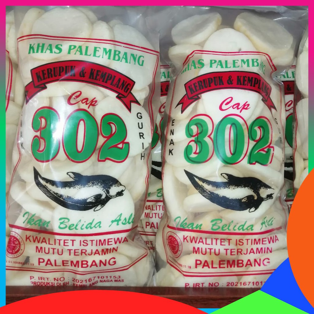 

Kemplang Asli Palembang 302 Kemasan 250 Gram Kualitas No.02 Ikan Kakap Super Kerupuk Palembang