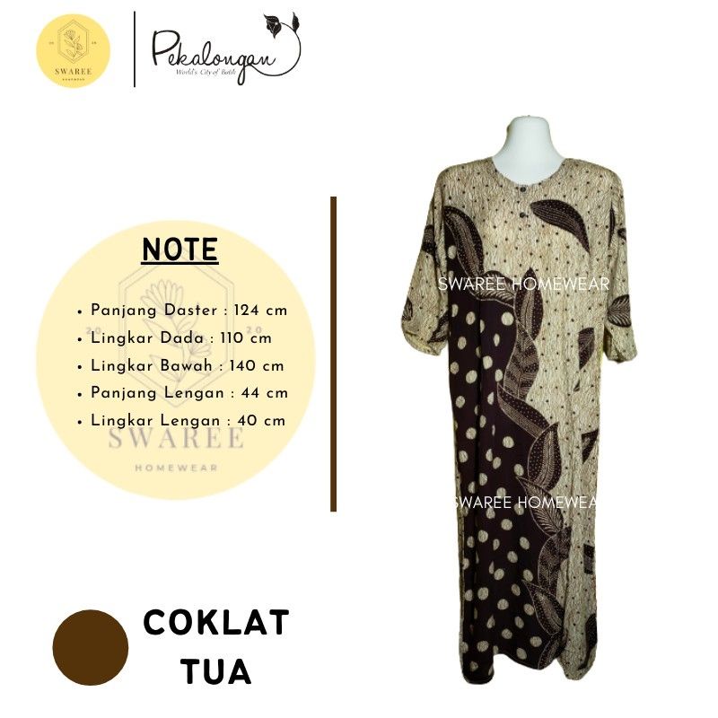 Baju Batik Wanita Daster Murah Batik Pekalongan Daster Rayon Busui Baju Wanita Dewasa Lengan Panjang