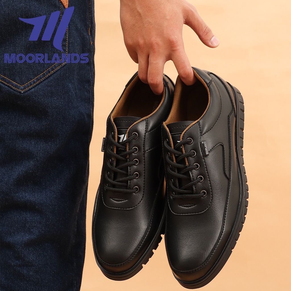 MOORLANDS Original Sepatu Pria Kulit Casual Sepatu Santai Pria Sepatu Semi Formal Kerja Kuliah