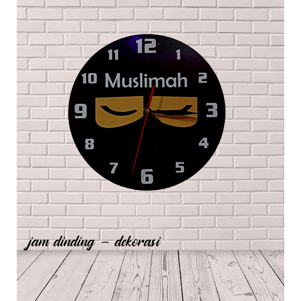 Jam Dinding Minimalis / Jam Dinding Shabby Chic / Wall Clock Desain Unik 10