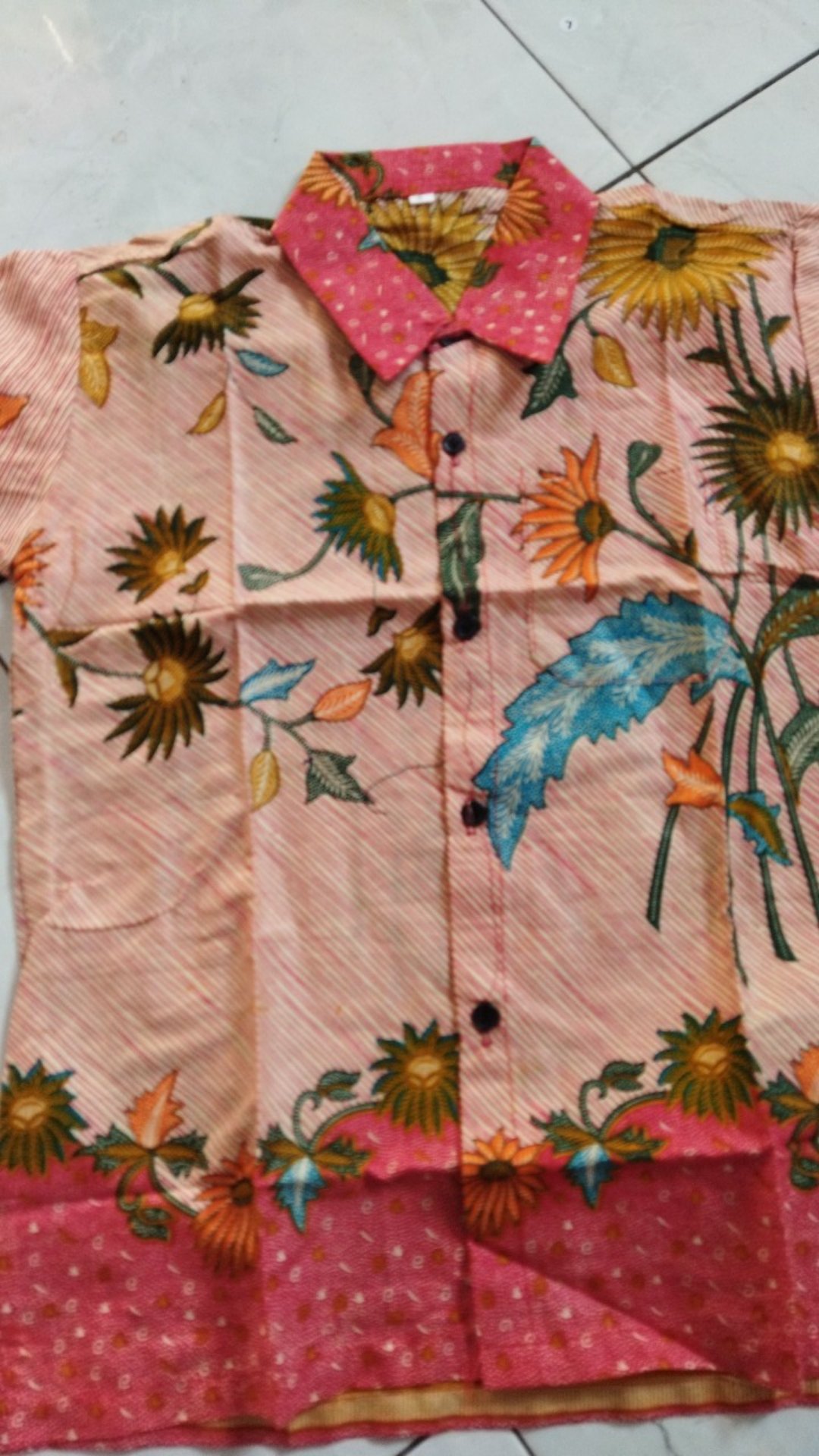 Batik Couple Keluarga Sania Ruffle Ori Ndoro Jowi Dnt Encim
