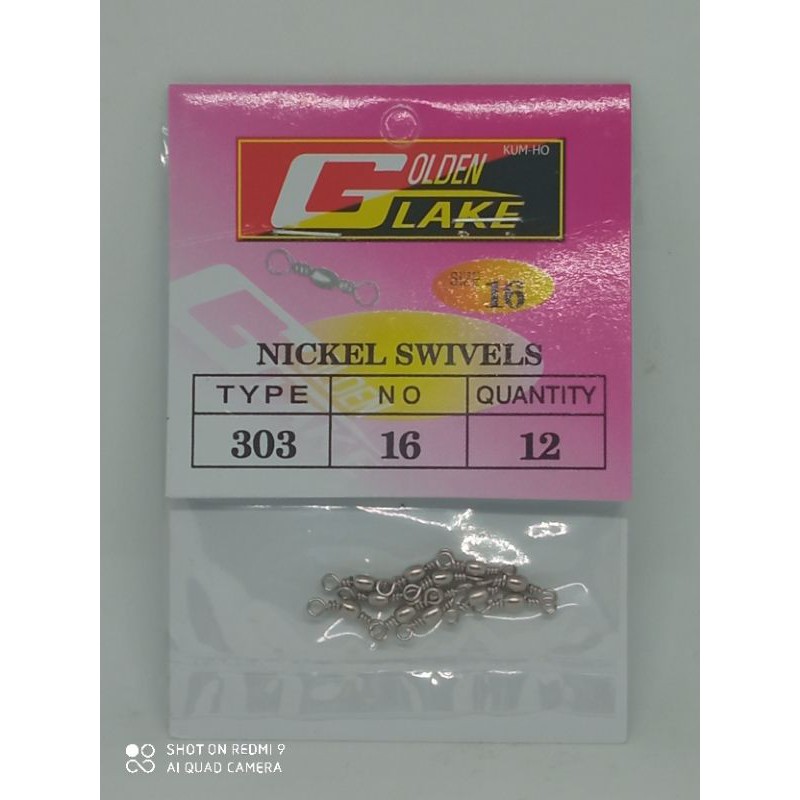 Penitik Golden Lake Nickel Swivels ( No.16 )