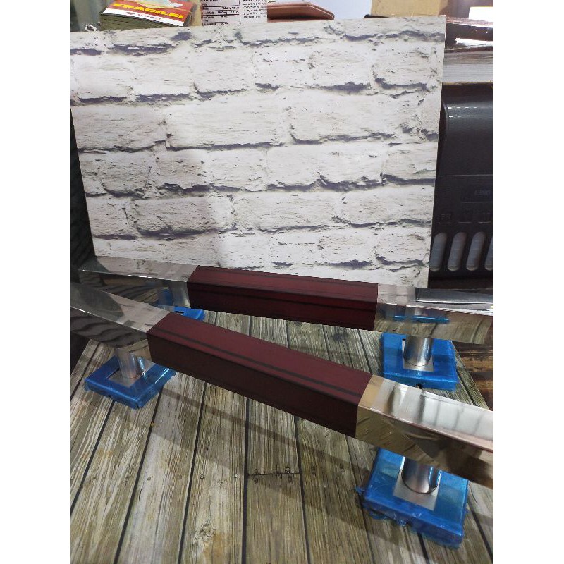 HANDLE GAGANG PINTU 2 KAGURA KOTAK MAHONI