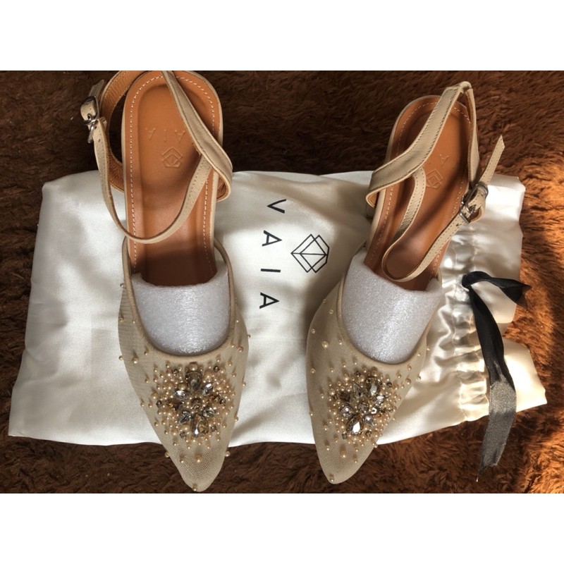 VAIA BRIDE SHOES (SEPATU NIKAH) ORIGINAL 100% PRELOVED