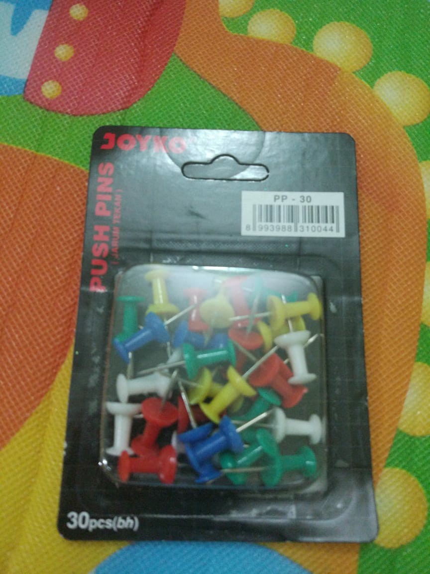 Paku Payung Warna Pushpins