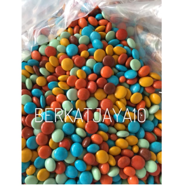 Choco Chips Rainbow Warna Warni Marvel Scandia bentuk gepeng kemasan 100 gr