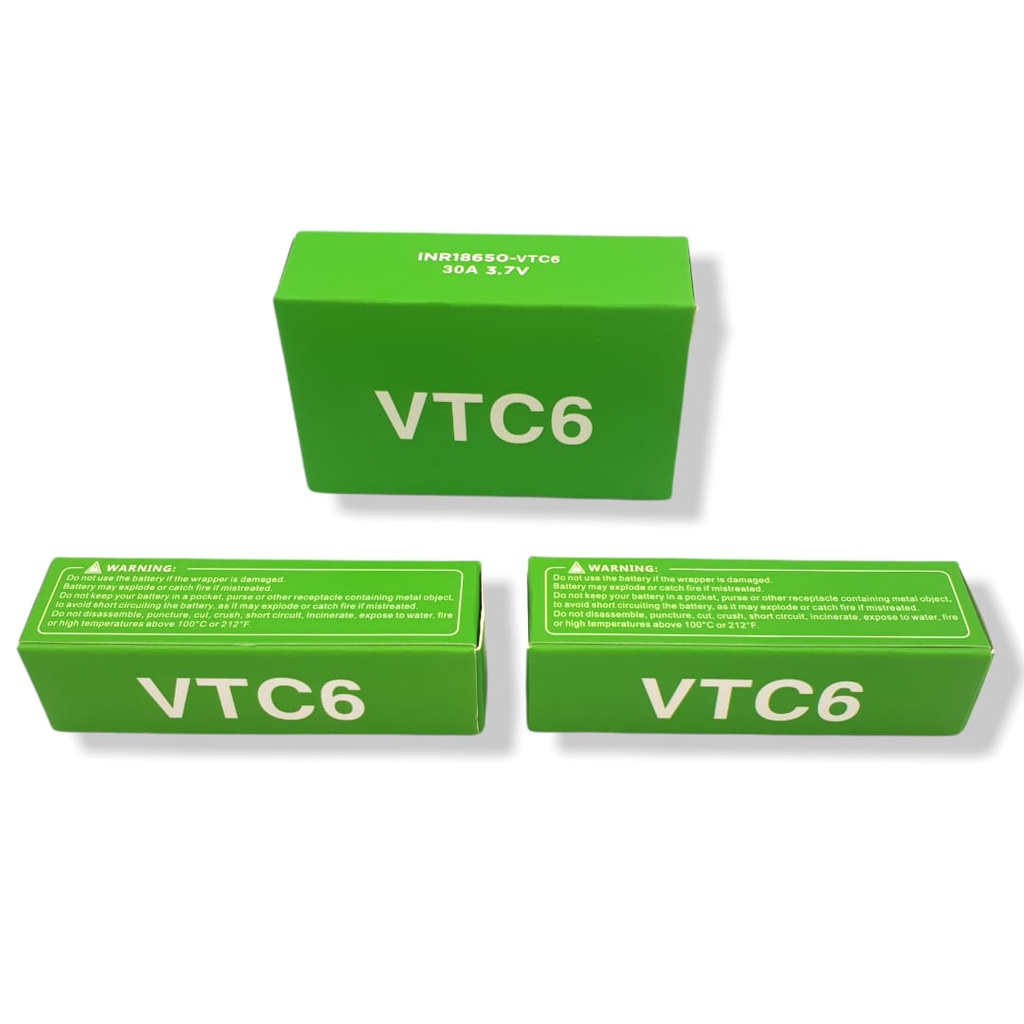 Baterai VTC6 2pcs/ VTC 18650 3000Mah 30A 3.7 Volt/ Baterai VTC 6 BEST CLONE/ Baterai 18650 Bateraivape Sourshop/ Baterai VTC Sepasang