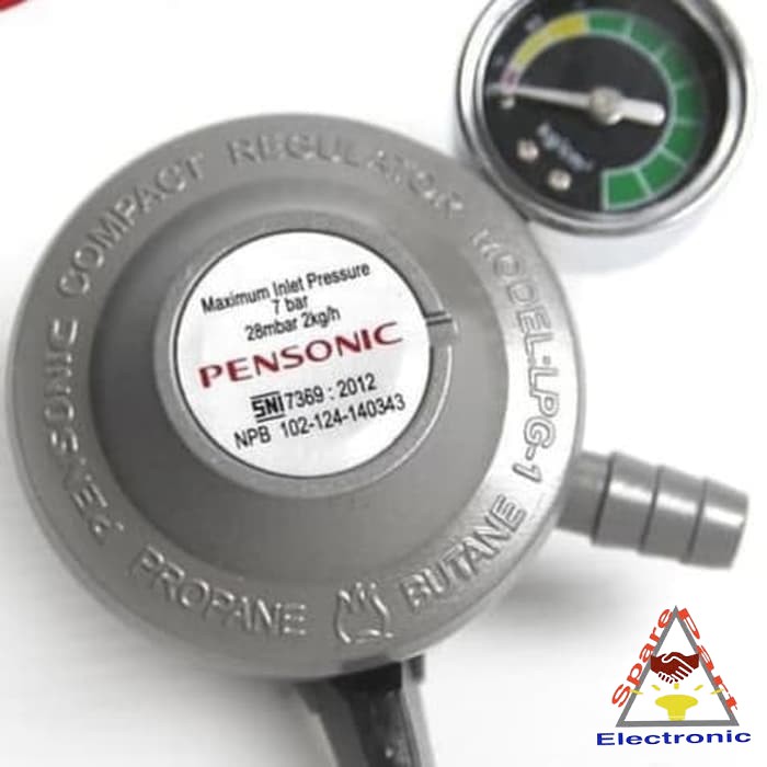 Regulator Gas LPG 1G PENSONIC Dengan Alat Ukur TERMURAH