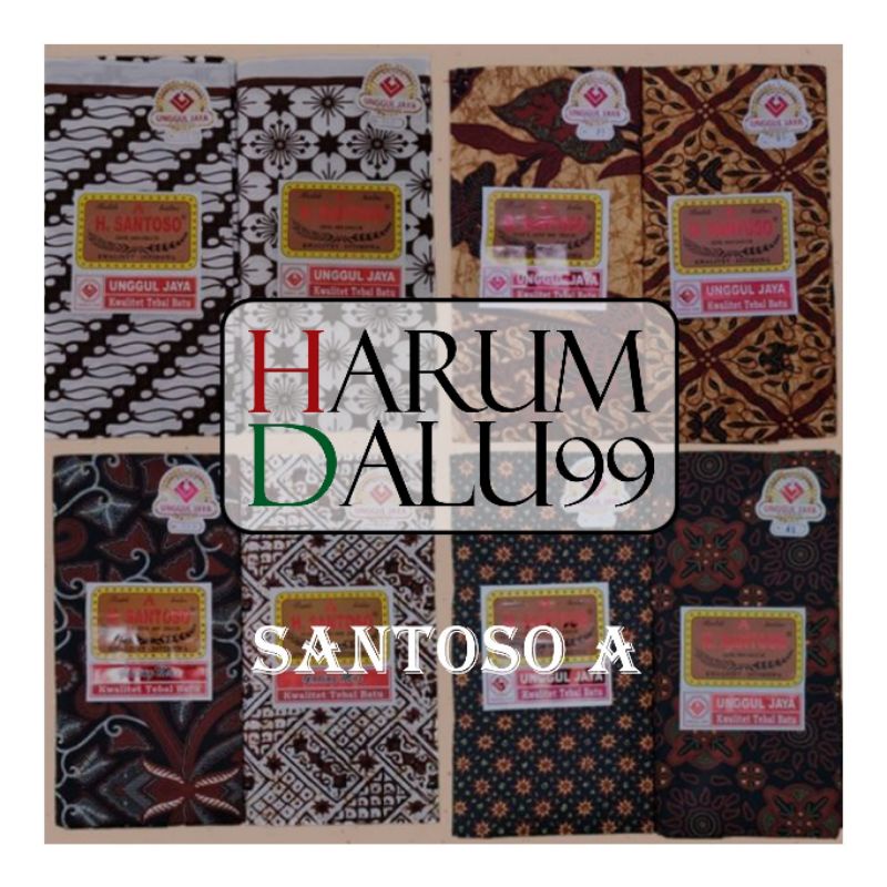 Kain Batik H. Santoso A Unggul Jaya