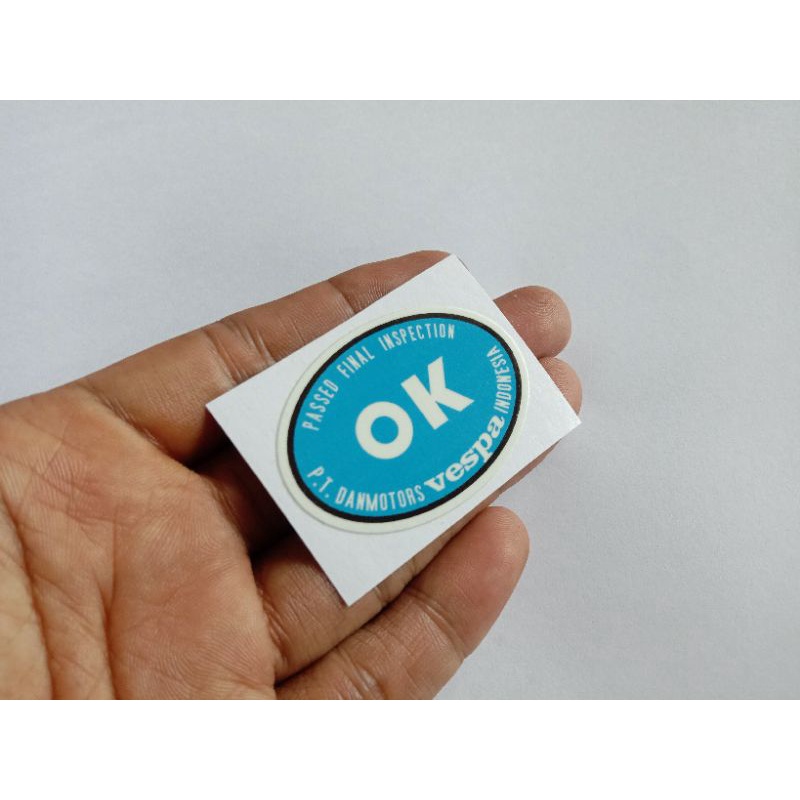 Stiker OK Vespa