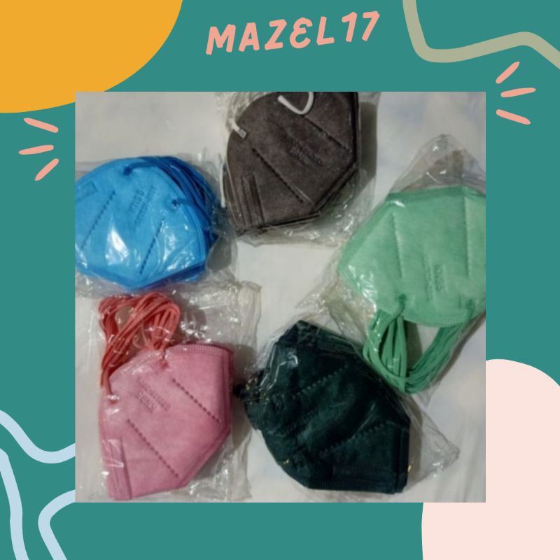 Masker KN95 5ply Icare warna-warna murah premium