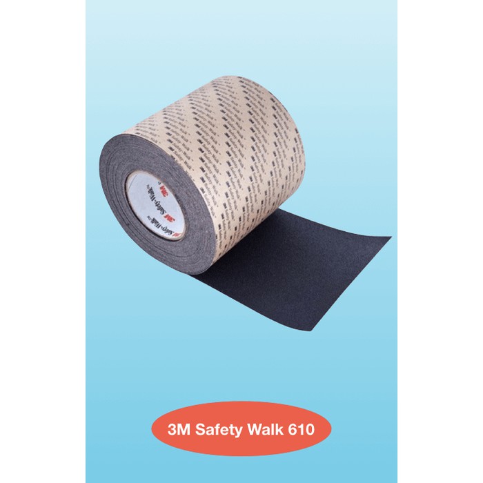 3M Safety Walk Anti Slip 610 Black (6 inci x 18m)