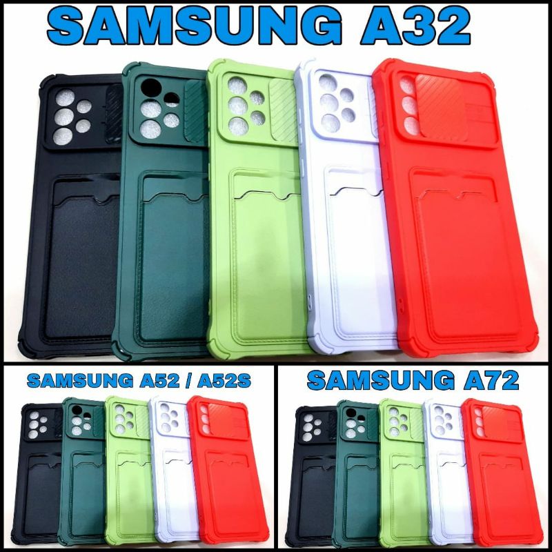 SILIKON CASE CANDY+ SLIM CARD SAMSUNG A32 A52 A52S A72