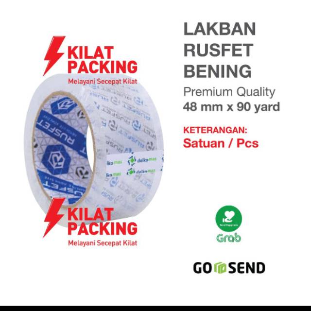 lakban bening 2 inch