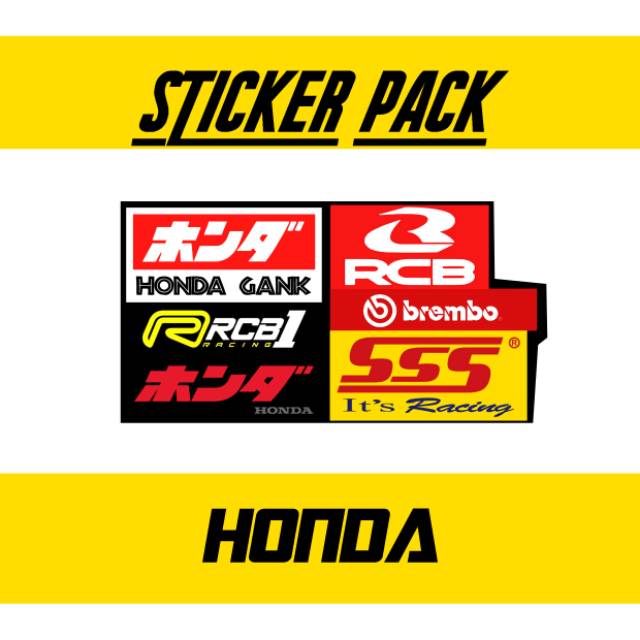 stiker honda stiker rcb sticker sss stiker gank