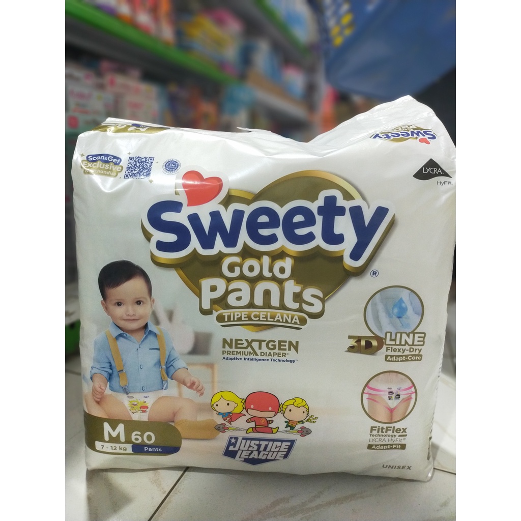 SWEETY Gold Pants M60 L54 XL44 XXL36