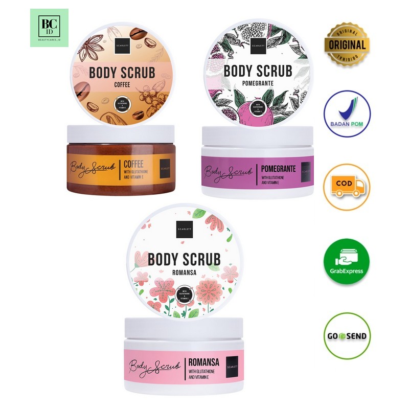 Scarlett Whitening Body Scrub - (cuci gudang) Beautycares_id