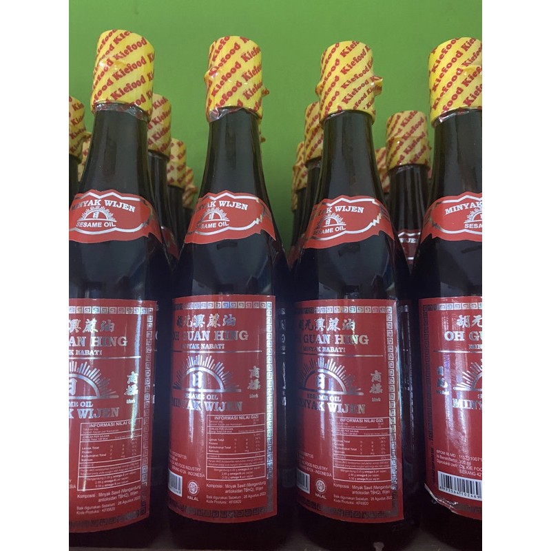 

Oh Guan Hing Minyak Wijen 300ml (Halal)