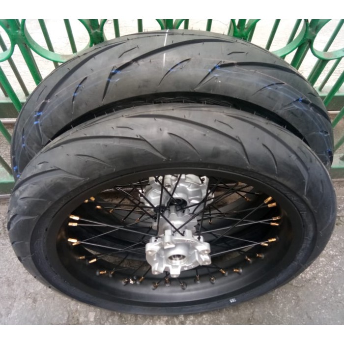 BAN SET SUPERMOTO HONDA CRF 150 L