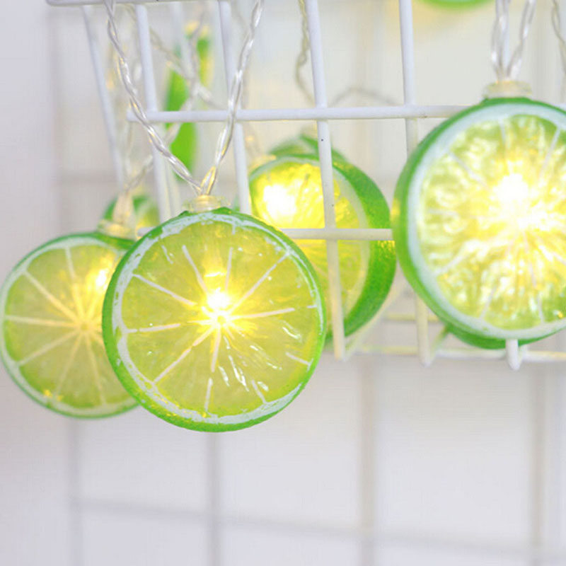 [ INS Cute Style Lemon Slice 2M Led Fairy Lights ] [String Lights For Parties,Wedding,Birthday,Kids Bedroom Decoration]