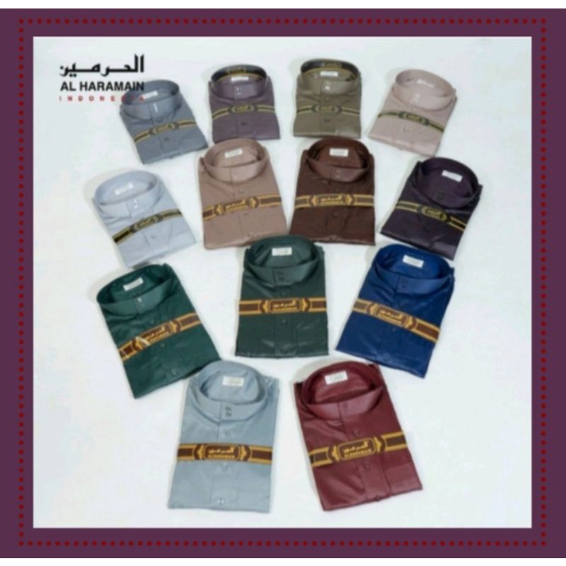 AL HARAMAIN POLYSTER Jubah Import / Gamis Pria Al-Haramain  Original Vietnam